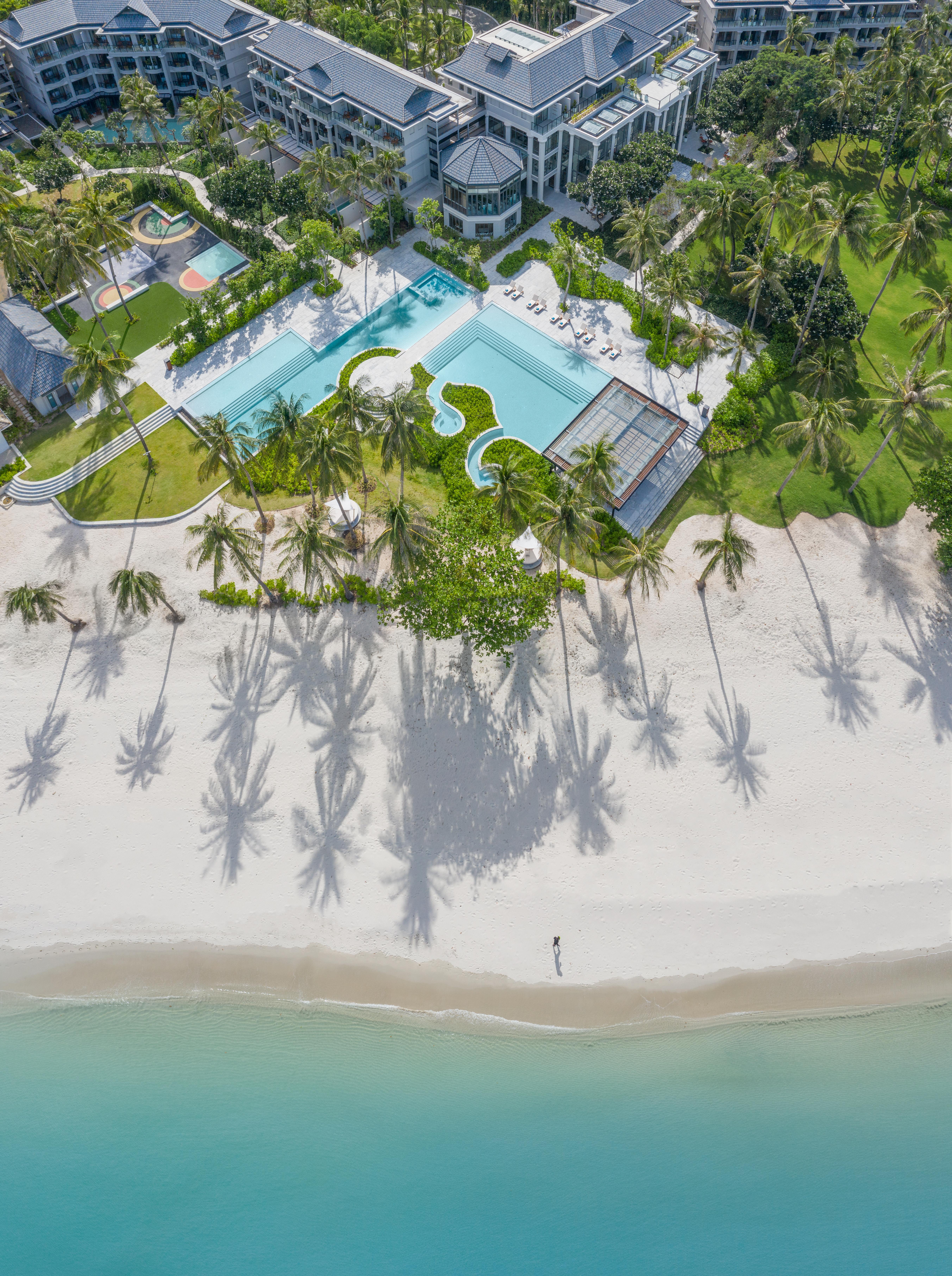 盛泰澜苏梅查汶海滩度假村 外观 照片 Aerial view of the resort