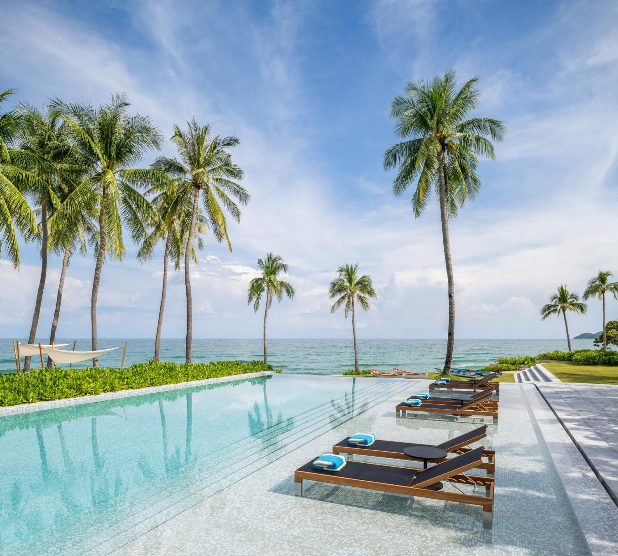 盛泰澜苏梅查汶海滩度假村 外观 照片 The Beachfront Pool at The Cape, Phuket